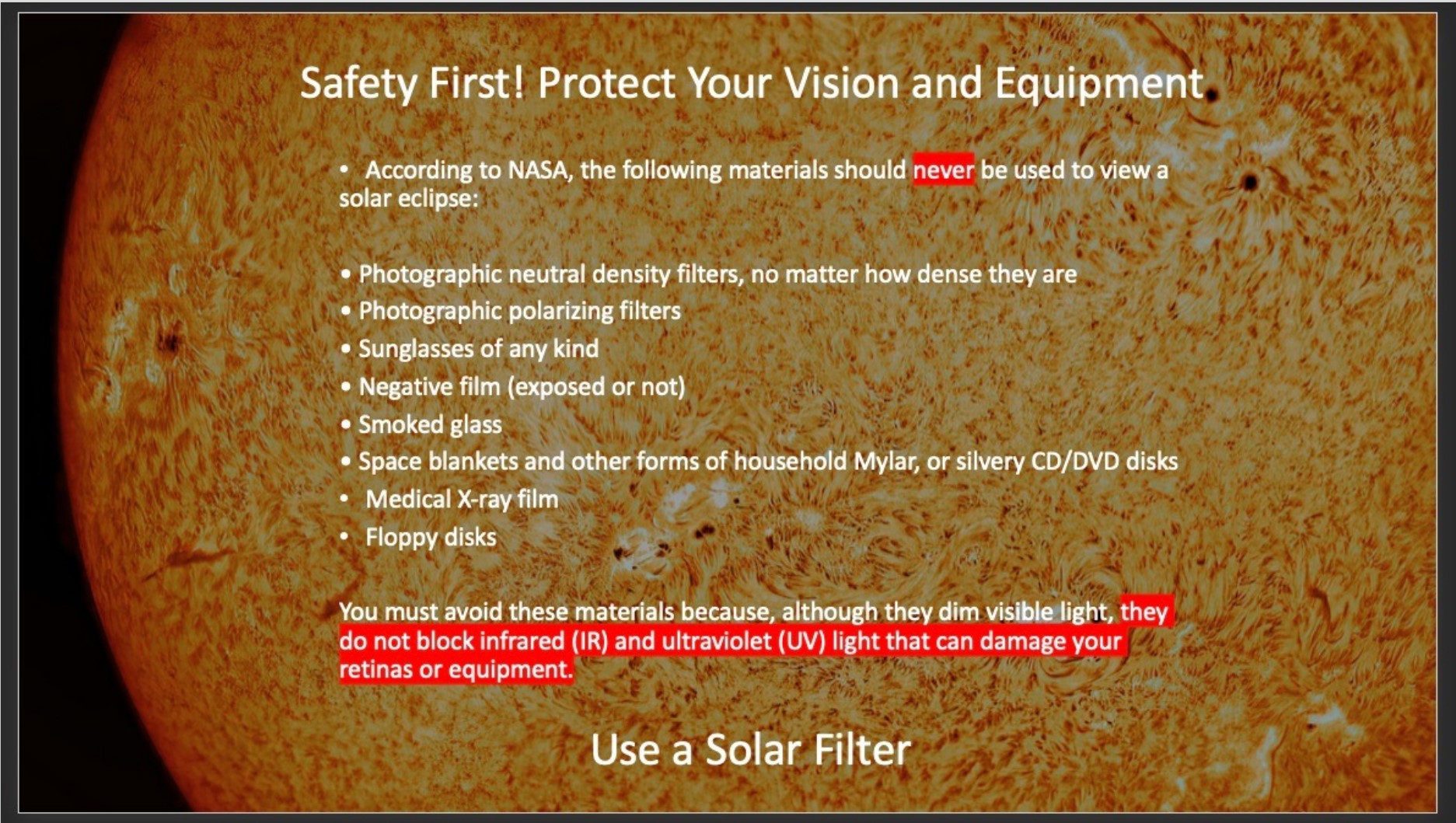 safety first protect your vision and equipment