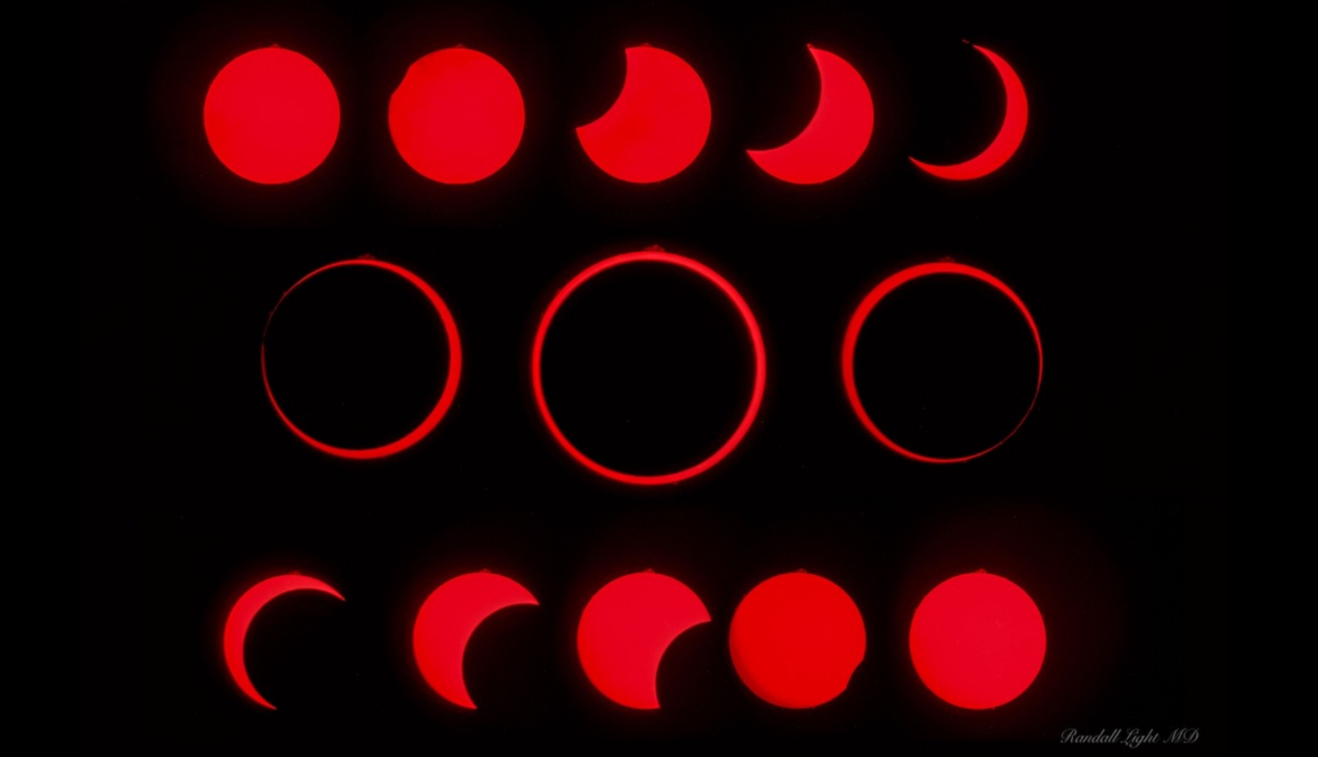 phases of October 14, 2023 annular solar eclipse