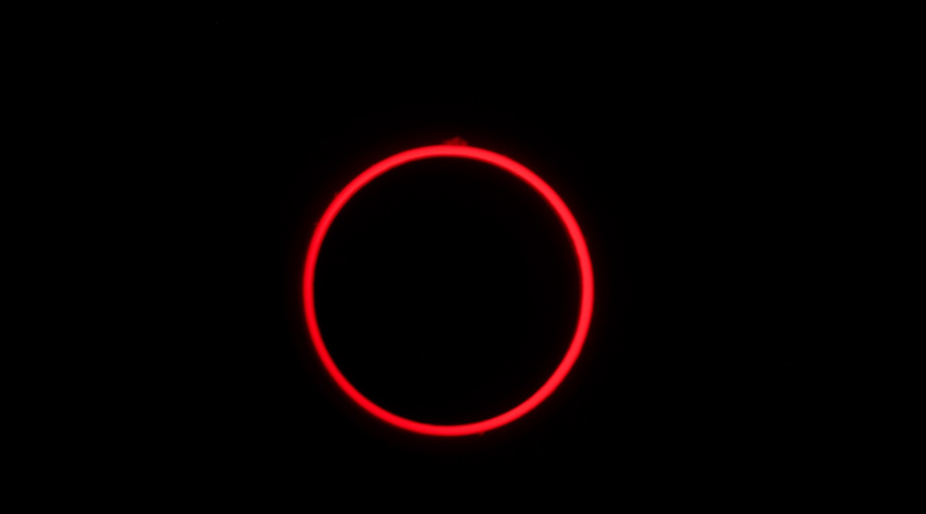 ring of Fire on October 14, 2023 annular solar eclipse with prominence