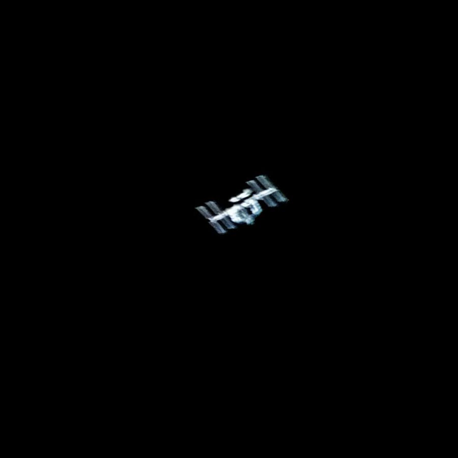 ISS photographed by Tom Campbell