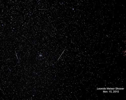 photograph meteor showers