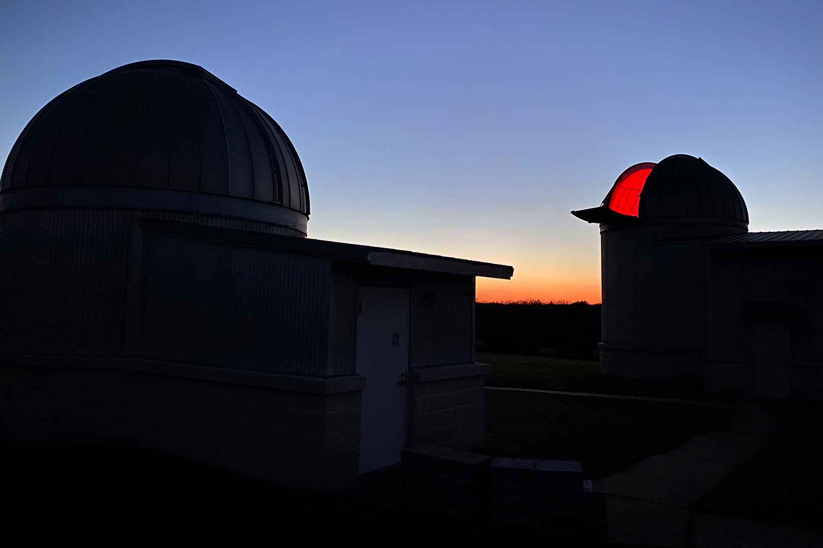 Physics Astronomy Teaching Observatory Classroom at night