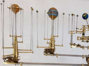 Planets and moons of Genesis Orrery