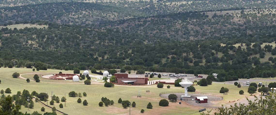 McDonald Observatory telescope park and visitors center