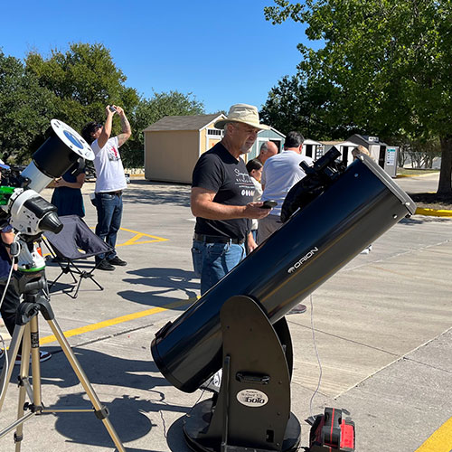 phase of annular solar eclipse in Boerne TX