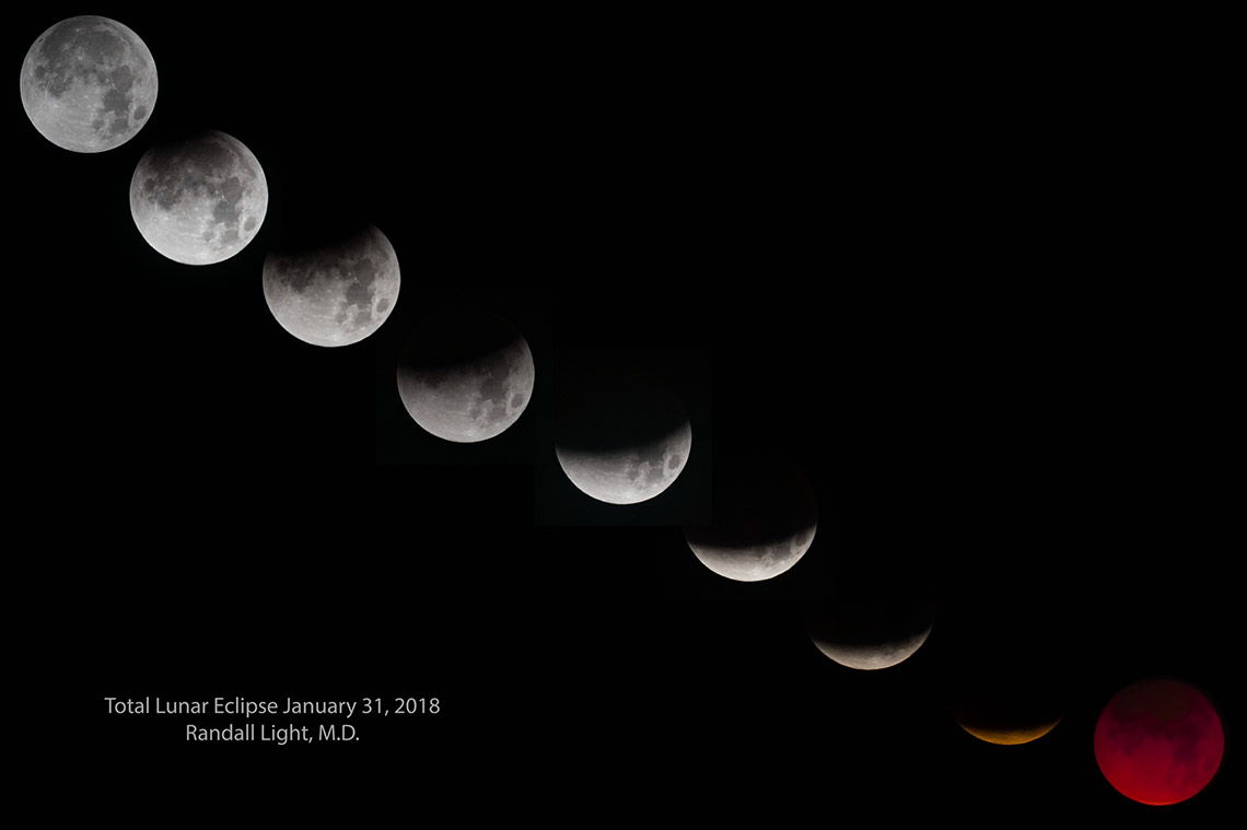 Lunar eclipse photo by Randy Light