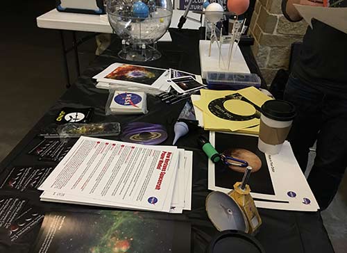NASA materials were provided to the public