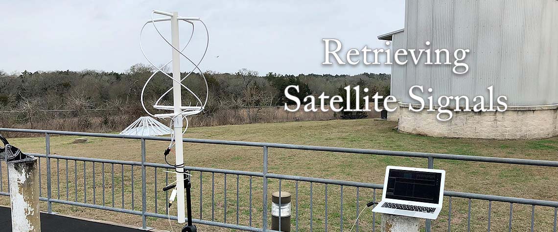 retrieving satellite signals
