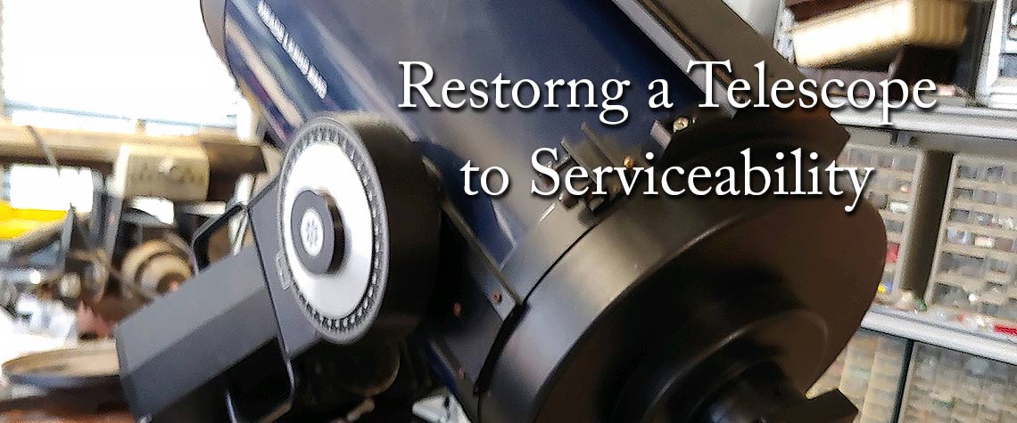 restoring telescope to serviceability