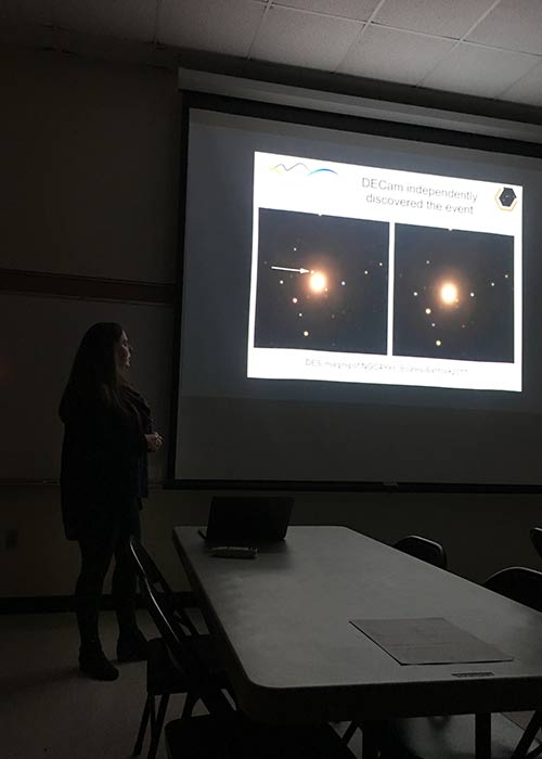 Jennifer Marshall discusses colliding neutron stars